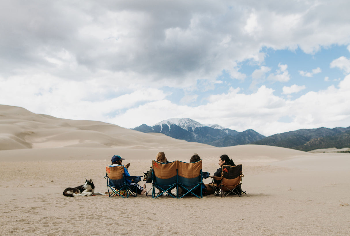 Kelty Low-Loveseat Double Camping Chair - Dill/Duffle